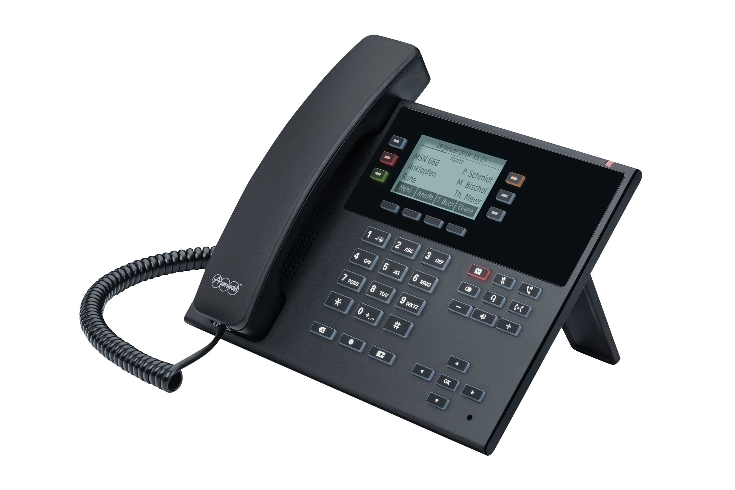 Auerswald COMfortel D-210 SIP-Telefon, mit Erweiterungsoption Auerswald COMfortel D-210 SIP-Telefon, mit Erweiterungsoption